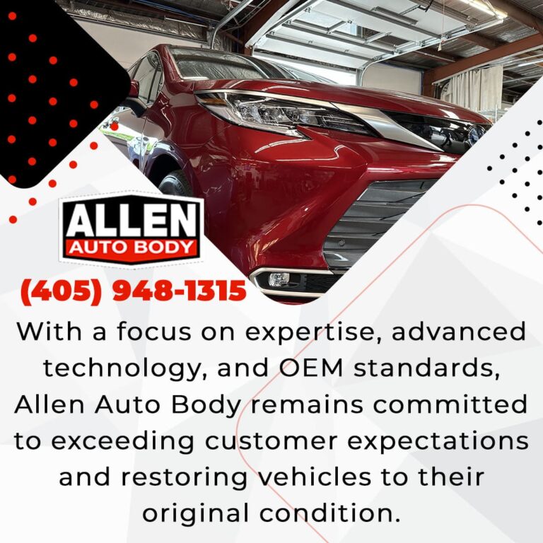 Allen Auto Body focuses on expertise, advanced technology and OEM Standards