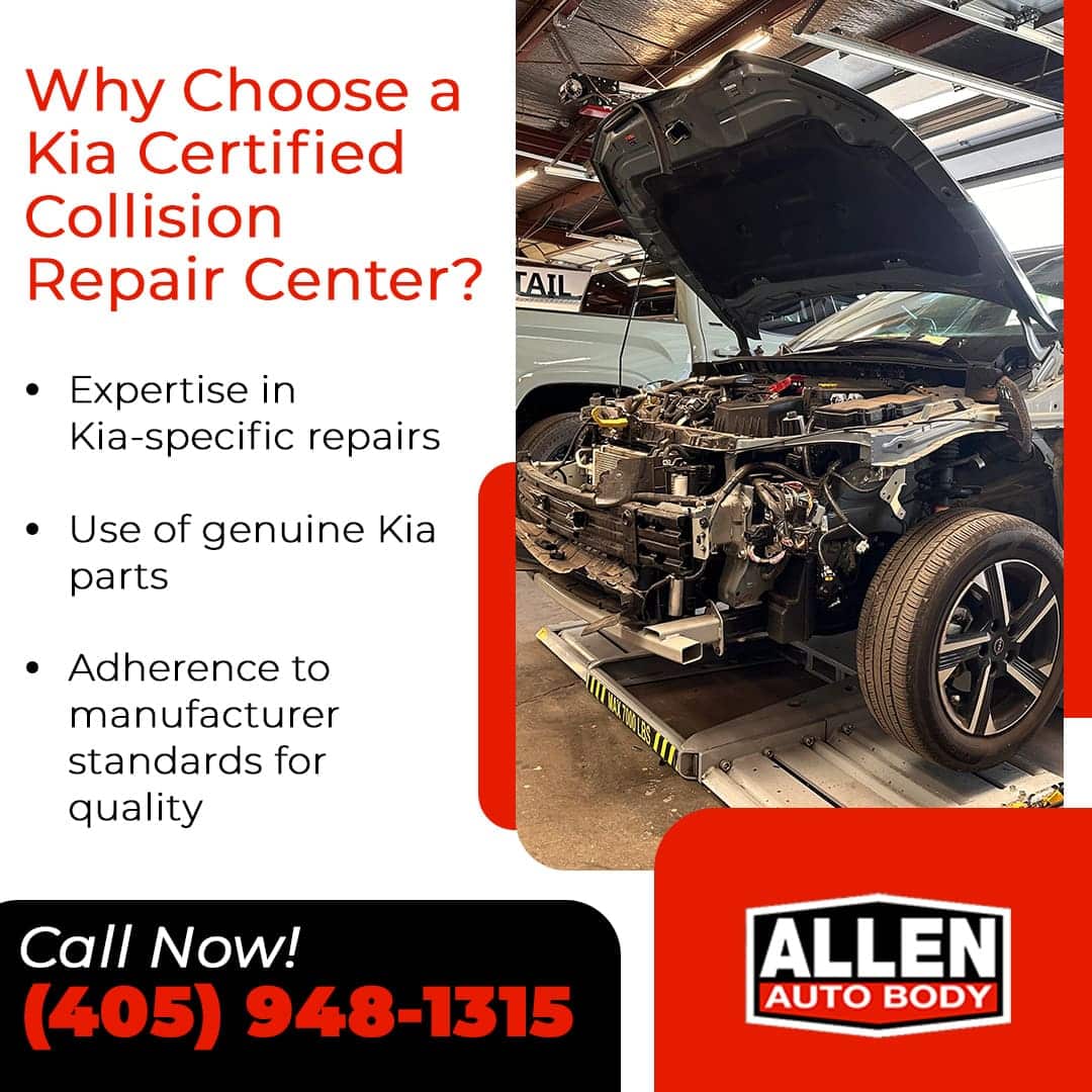 Reasons for choosing a KIA certified collision repair center