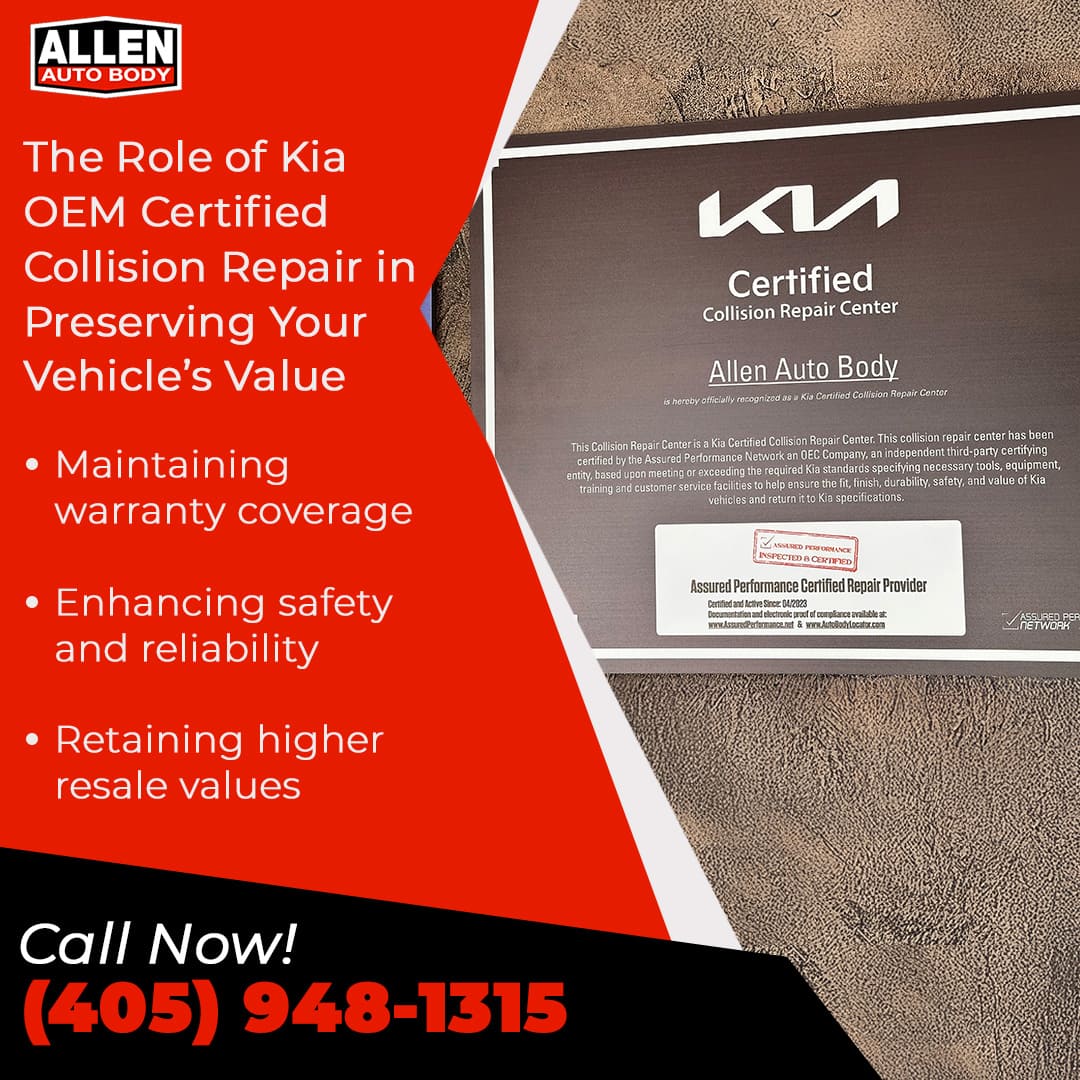 the role of kia OEM certified collision repair in preserving your vehicle's value