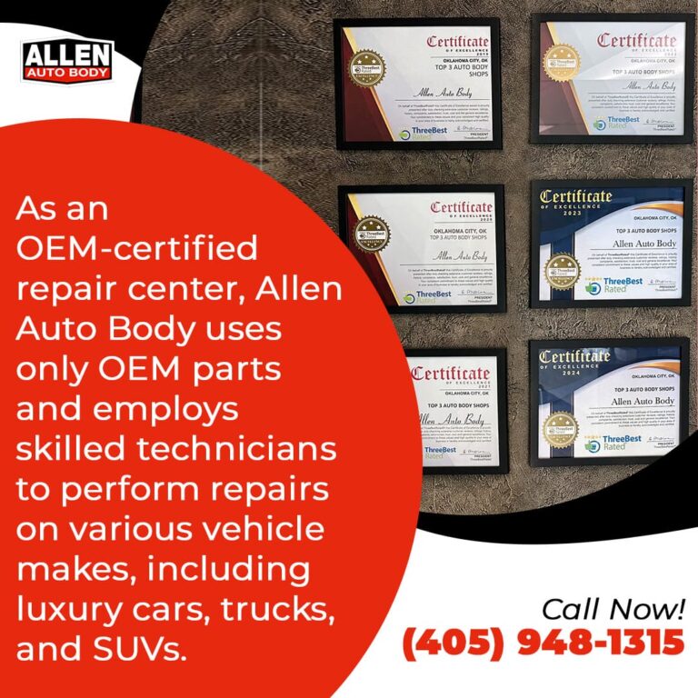 oem-certified repair center for luxury cars, trucks, and SUVs