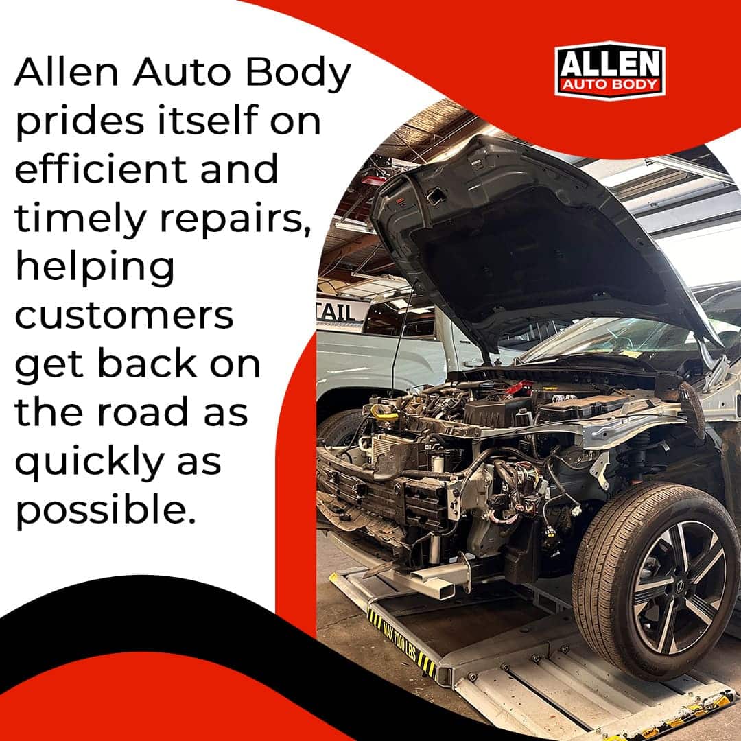 Allen Auto Body efficient and timely repairs