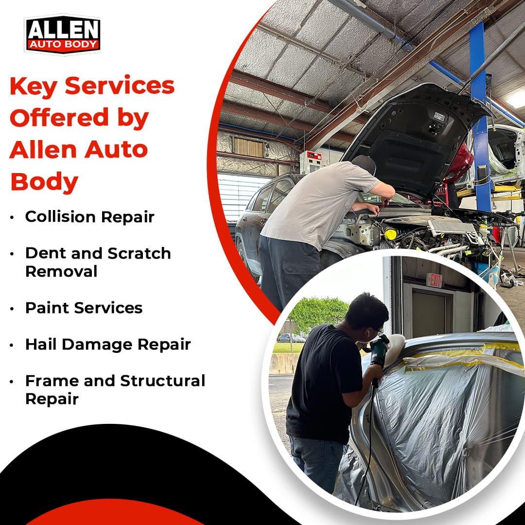 Key Services Offered By Allen Auto Body