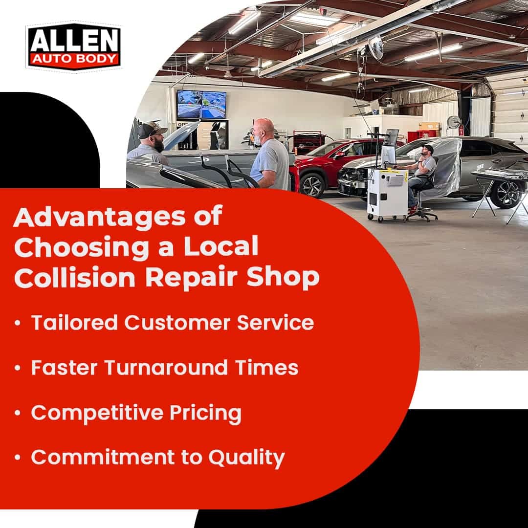 Advantages of choosing a local collision repair shop