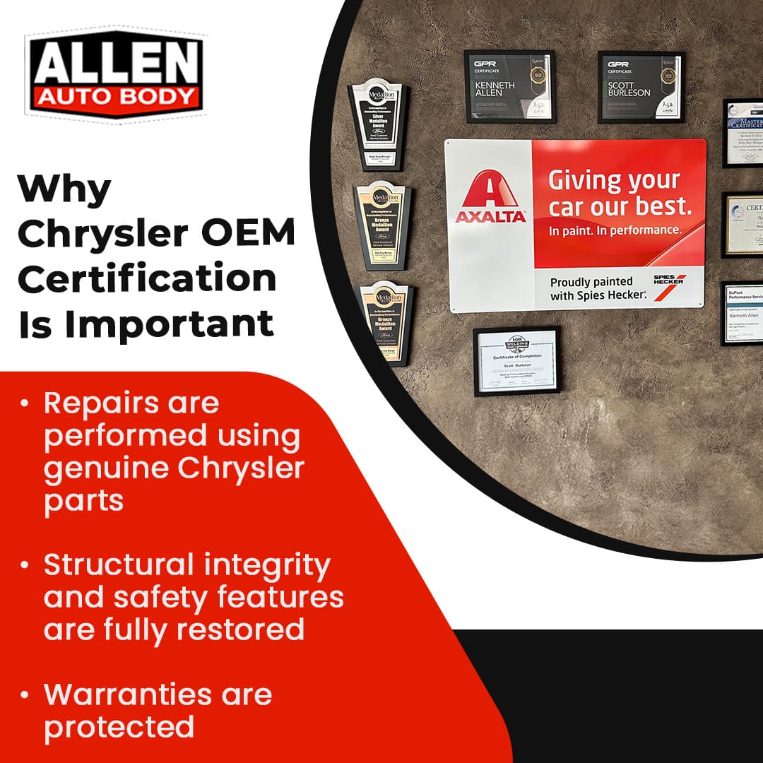 Why Chrysler OEM Certification Is Important